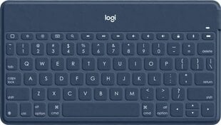 Bezvadu tastatūra Logitech Keys-To-Go, zila cena un informācija | Klaviatūras | 220.lv