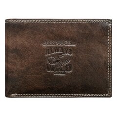 Кожаный мужской кошелёк Always Wild N992L-KBR цена и информация | Мужские кошельки | 220.lv