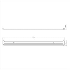 Магнитный держатель для ножей 55см Tramontina Plenus цена и информация | Ножи и аксессуары для них | 220.lv