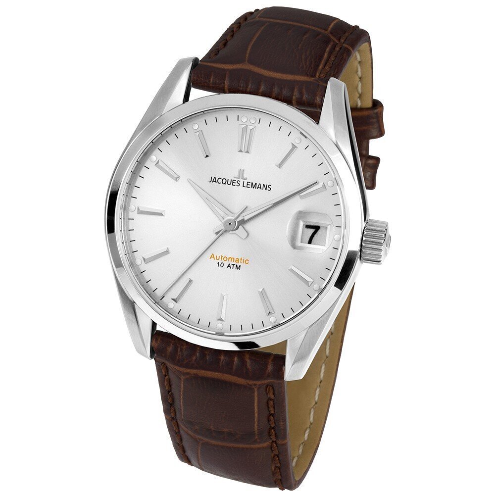 Vīriešu pulkstenis Jacques Lemans 1-1912B cena un informācija | Vīriešu pulksteņi | 220.lv