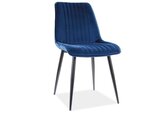 Комплект из 4-х стульев Signal Meble Kim, темно-синий