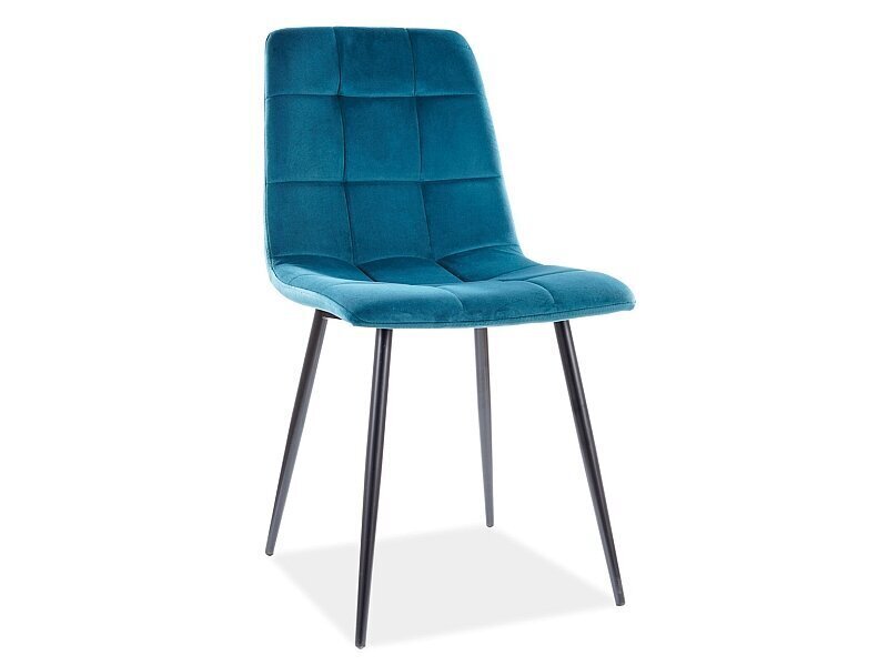 4-u krēslu komplekts Signal Meble Mila, gaiši zils цена и информация | Virtuves un ēdamistabas krēsli | 220.lv