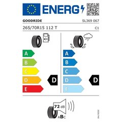 GOODRIDE SL369 265/70 15 112T цена и информация | Летняя резина | 220.lv