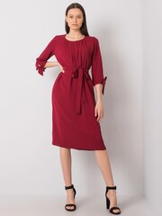 Eleganta bordo kleita ar jostu Alethea 292005720 cena un informācija | Kleitas | 220.lv