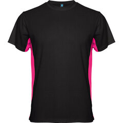 Divkrāsu sporta T-krekls, melns/rozā cena un informācija | Sporta apģērbs vīriešiem | 220.lv