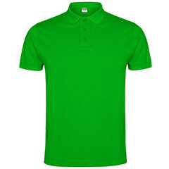 Augstas kvalitātes polo krekls ar īsām piedurknēm, zaļš cena un informācija | Vīriešu T-krekli | 220.lv