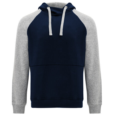 Divu krāsu unisex džemperis, zils/pelēks cena un informācija | Vīriešu jakas | 220.lv