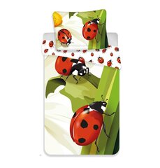 Gultas veļas komplekts Ladybug 140 x 200 cm + spilvendrāna 70 x 90 cm cena un informācija | Bērnu gultas veļa | 220.lv