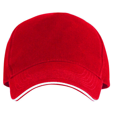 Cepure ar nagu - kepons, sarkana цена и информация | Vīriešu cepures, šalles, cimdi | 220.lv