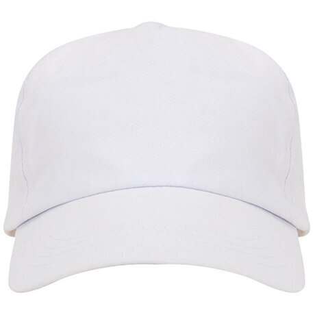 Cepure, sašūta no 3 daļām, balta цена и информация | Vīriešu cepures, šalles, cimdi | 220.lv