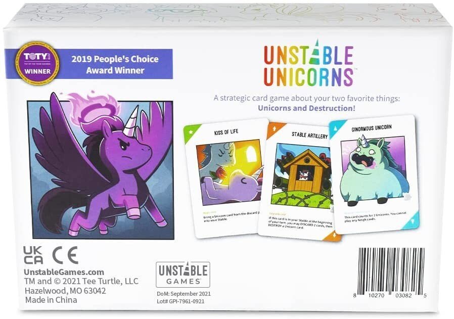 Galda spēle Unstable Unicorns, ENG цена и информация | Galda spēles | 220.lv