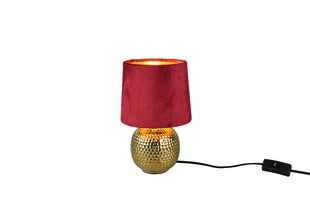 Galda lampa Sophia, E14, vīna sarkana cena un informācija | Galda lampas | 220.lv