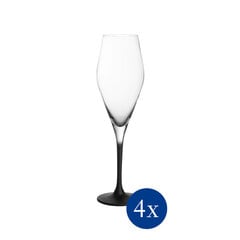 Бокалы для игристого вина/бокалы для шампанского Villeroy & Boch Manufacture Rock, 0,26 л, 4 шт. цена и информация | Стаканы, фужеры, кувшины | 220.lv