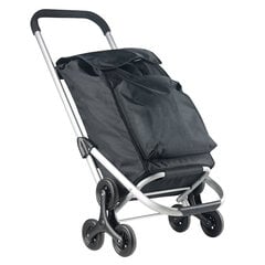 CarryOn saliekami iepirkumu ratiņi-soma, melnā krāsā 901018504 cena un informācija | Iepirkumu somas | 220.lv
