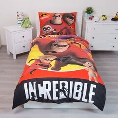 Комплект постельного белья Incredibles, 140 x 200 см + наволочка 70 x 90 см цена и информация | Детское постельное бельё | 220.lv