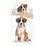Gultas veļas komplekts Dog Brown 140 x 200 cm + spilvendrāna 70 x 90 cm