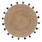 Džutas paklājs Shira, dabiskas krāsas, ø 120 cm цена и информация | Paklāji | 220.lv