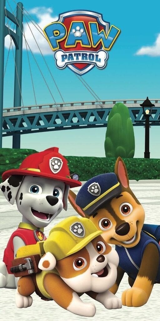 Pludmales dvielis Paw Patrol 70 x 140 cm цена и информация | Dvieļi | 220.lv