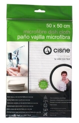 Mikrošķiedras drāna traukiem Cisne Dish 3D, gab. cena un informācija | Tīrīšanas piederumi | 220.lv