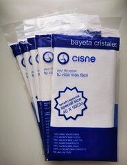 Салфетка из микрофибры для полировки Cisne Glass White, 5 шт. цена и информация | Чистящие средства | 220.lv