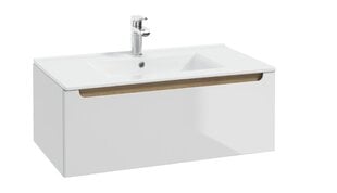 Нижний шкаф для ванны Defra Stilla D80 L1724 L3074 L3084 282-D-08005, белый цена и информация | Шкафчики для ванной | 220.lv