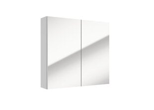 Sienas vannas istabas skapītis ar spoguli Defra Uni E65 242-E-06501, balts cena un informācija | Vannas istabas skapīši | 220.lv