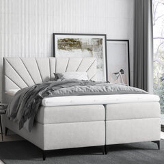 Кровать Selsey Tomene, 180x200 см, светло-серая цена и информация | Кровати | 220.lv