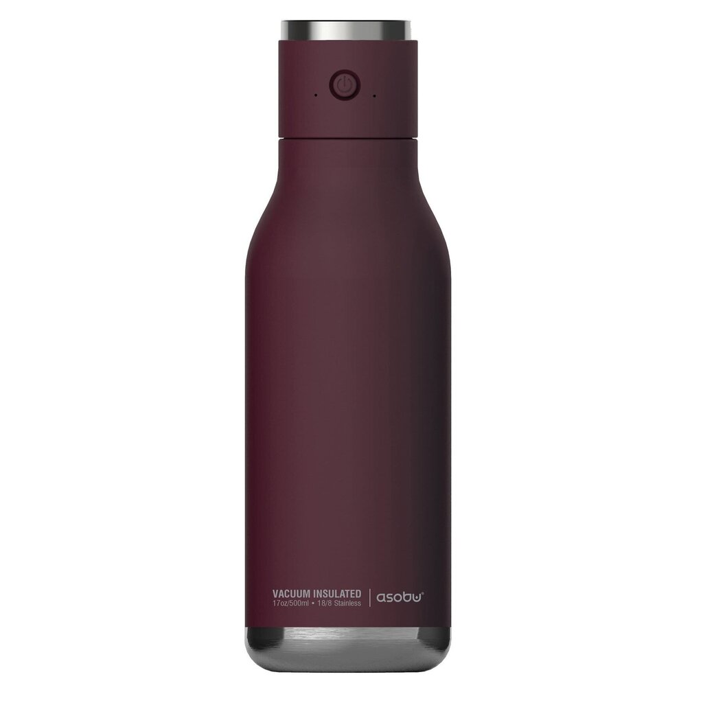 Asobu Wireless termo krūze ar portatīvo skandiņu, 500 ml, bordo sarkana цена и информация | Termosi, termokrūzes | 220.lv