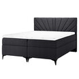 Кровать Selsey Tomene, 180x200 см, черная
