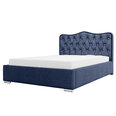 Кровать Selsey Sytian, 140x200 см, синяя