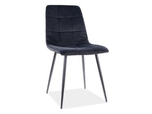 Комплект из 4-х стульев Signal Meble Mila, черный цена и информация | Стулья для кухни и столовой | 220.lv