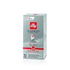 Illy Classico Lungo кофейные капсулы, 10 шт. цена и информация | Кофе, какао | 220.lv