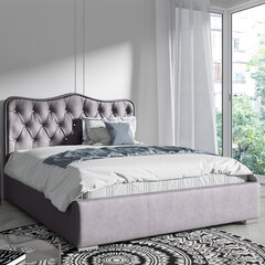 Кровать Selsey Sytian, 160x200 см, темно-серая цена и информация | Selsey Мебель и домашний интерьер | 220.lv