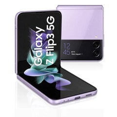 Samsung Galaxy Flip3 5G 8/128GB SM-F711BLVAEUE Lavender cena un informācija | Mobilie telefoni | 220.lv