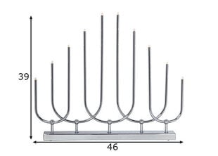 Светодиодный подсвечник, серебро, 10 светодиодов цена и информация | Рождественское украшение CA1029 | 220.lv