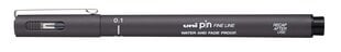 Маркер UNI PIN-200 0.1mm Dark grey цена и информация | Письменные принадлежности | 220.lv
