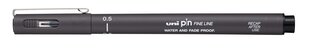 Маркер UNI PIN-200 0.5mm Dark grey цена и информация | Письменные принадлежности | 220.lv