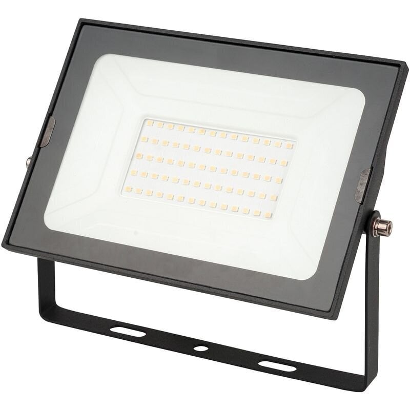 LED prožektors, SMD Avide Slim 50W, melns cena un informācija | Āra apgaismojums | 220.lv