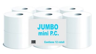 Туалетная бумага PAPERBLU Jumbo Super Mini, 2-слойная, рулон 150м цена и информация | Туалетная бумага, бумажные полотенца | 220.lv