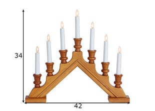 Подсвечник Сара цена и информация | Рождественские украшения | 220.lv