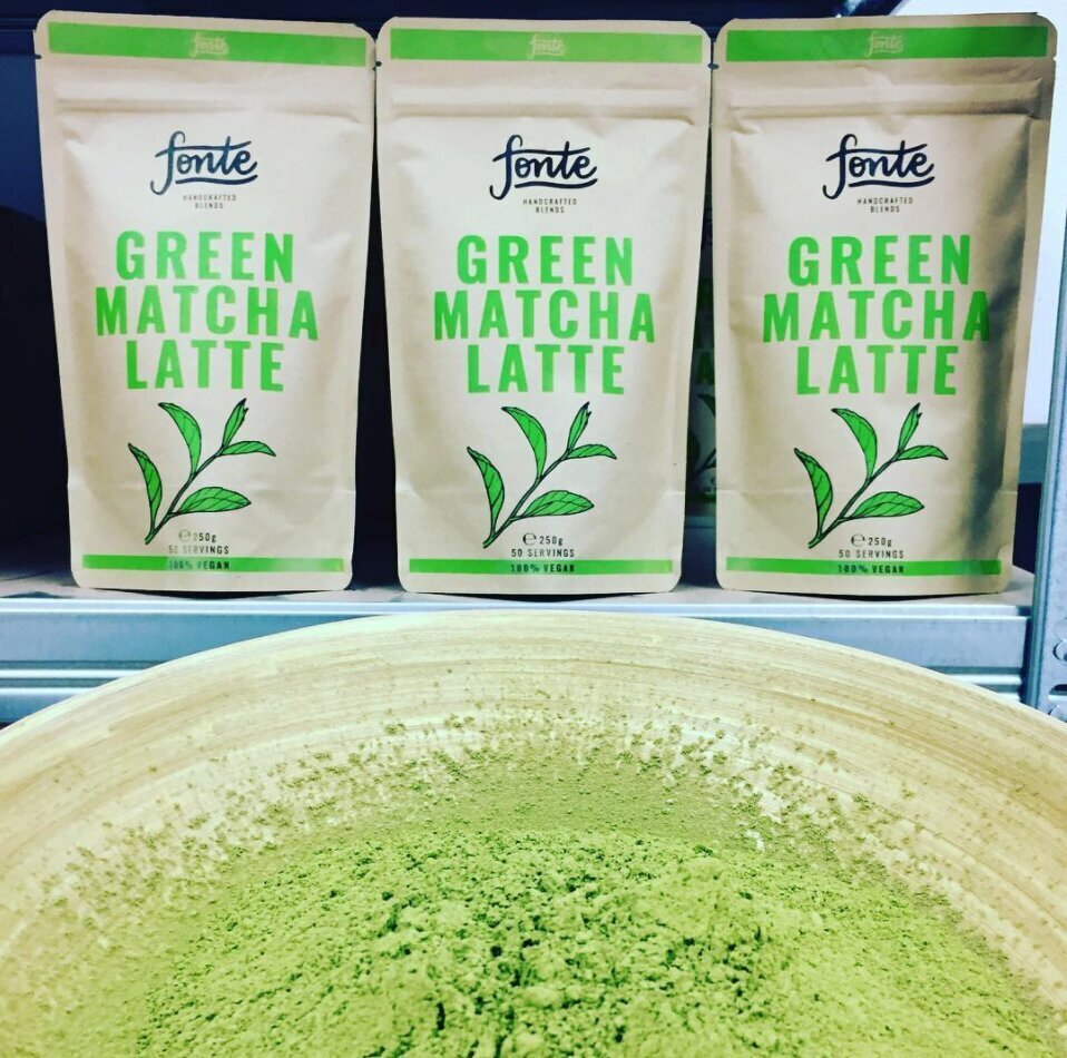 Fonte, Green Matcha Latte dzēriena maisījums, 300g cena un informācija | Kafija, kakao | 220.lv