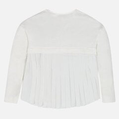 Рубашка для девочек Mayoral с длинными рукавами, белая цена и информация | Рубашки для девочек | 220.lv