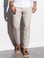 Мужские повседневные брюки чинос Ombre P894, оранжевые цена и информация | Мужские брюки | 220.lv