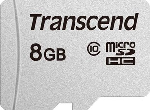 Transcend TS8GSDC300S cena un informācija | Atmiņas kartes mobilajiem telefoniem | 220.lv