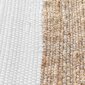 Džutas paklājs Sagane, dabiskas krāsas/balts, 120 x 170 cm cena un informācija | Paklāji | 220.lv