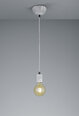 Подвесной светильник Cord Е27 антикварный серый 920012534