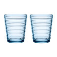 Iittala Aino Aalto glāze 22 cl Aqua zila 2 gab.