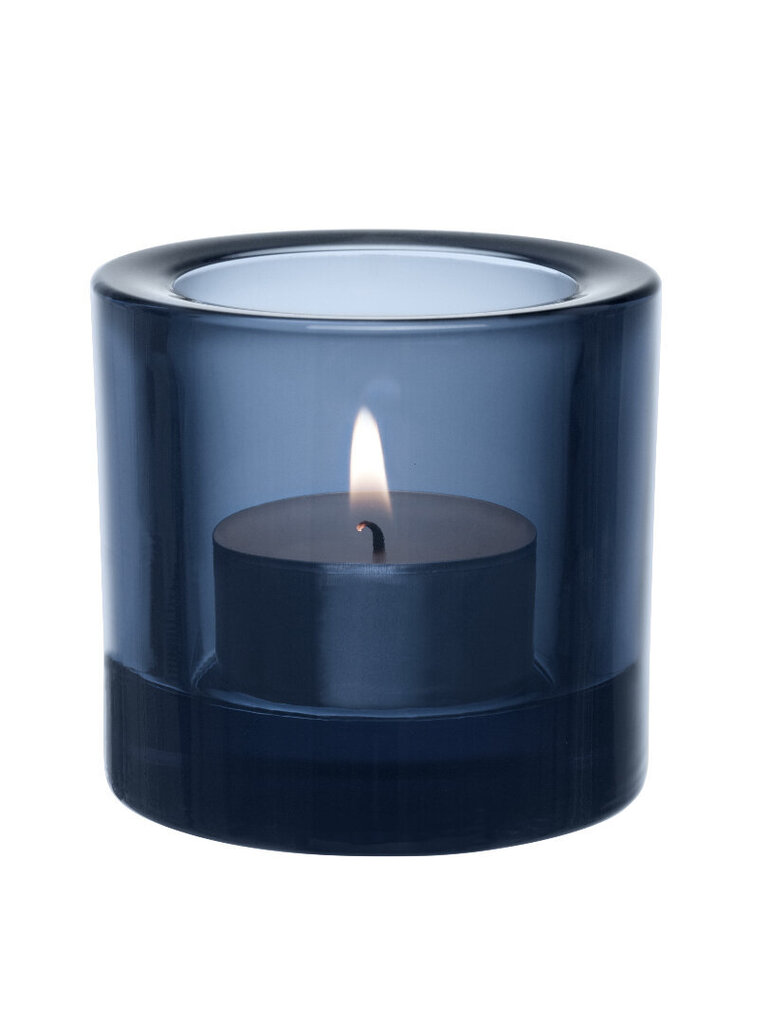 Iittala Kivi svečturis 60 mm lietus zils cena un informācija | Sveces un svečturi | 220.lv