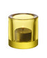 Iittala Kivi sveces pamatne 60 mm, citrondzeltenā krāsā cena un informācija | Sveces un svečturi | 220.lv