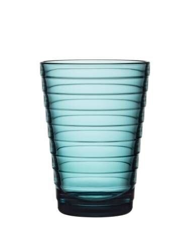 Iittala Aino Aalto glāze 33cl jūras zila 2gab. cena un informācija | Glāzes, krūzes, karafes | 220.lv